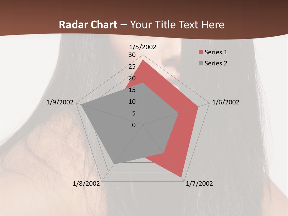 Make Up Hair Eyes PowerPoint Template