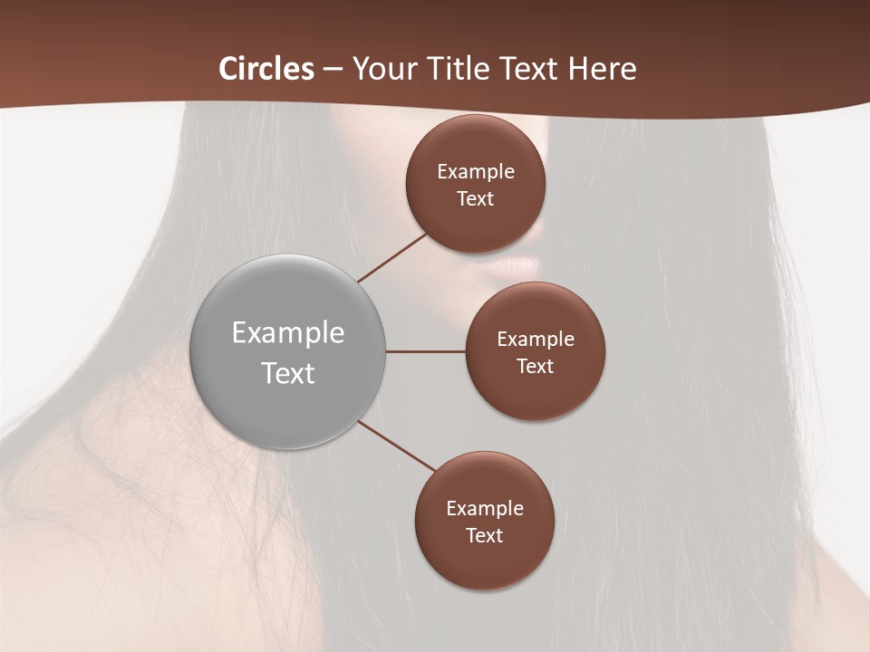 Make Up Hair Eyes PowerPoint Template