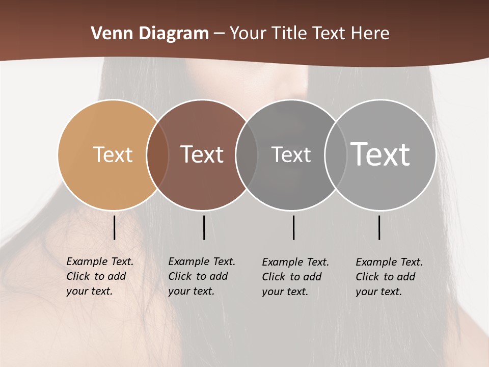 Make Up Hair Eyes PowerPoint Template