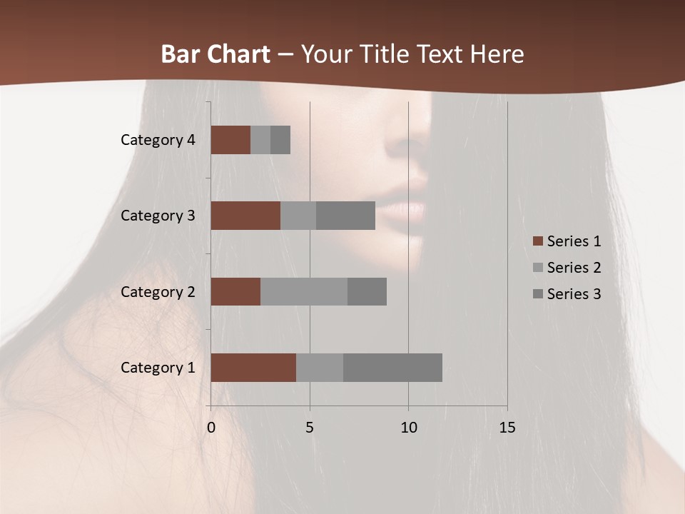 Make Up Hair Eyes PowerPoint Template