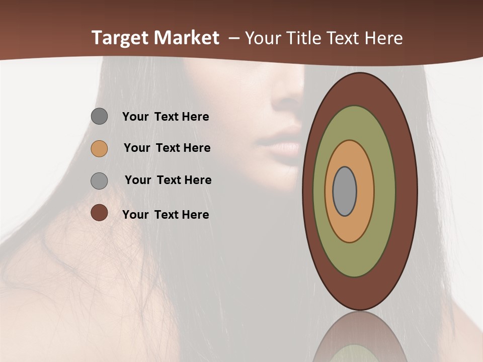 Make Up Hair Eyes PowerPoint Template