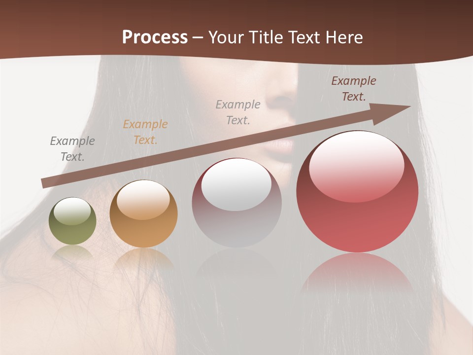 Make Up Hair Eyes PowerPoint Template
