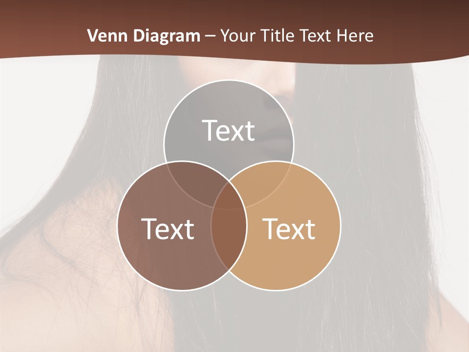 Make Up Hair Eyes PowerPoint Template