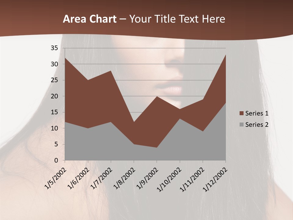 Make Up Hair Eyes PowerPoint Template