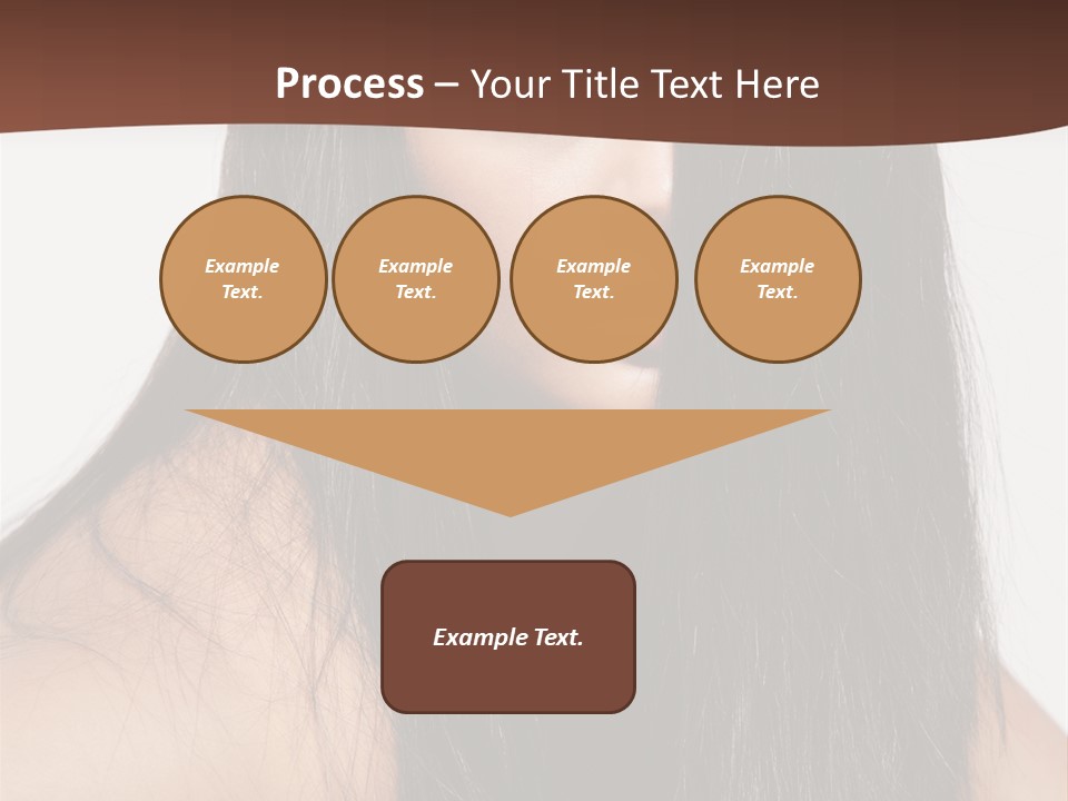 Make Up Hair Eyes PowerPoint Template
