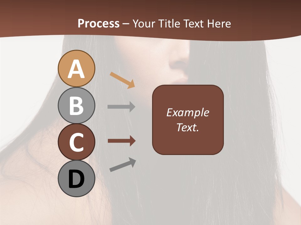 Make Up Hair Eyes PowerPoint Template