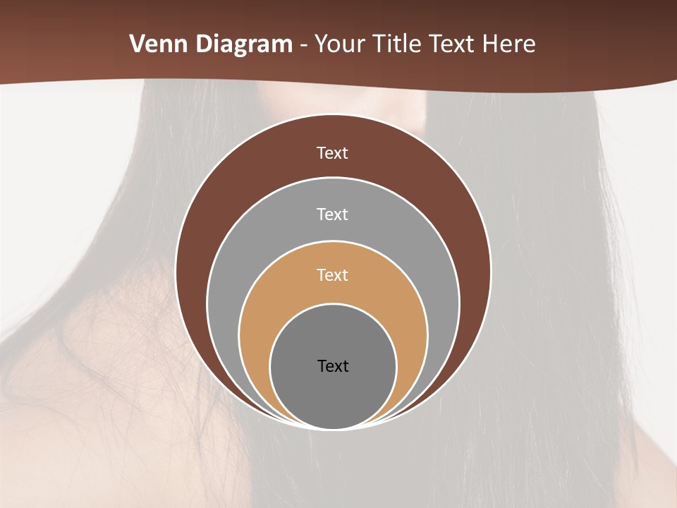 Make Up Hair Eyes PowerPoint Template