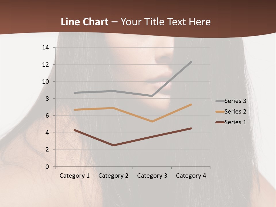 Make Up Hair Eyes PowerPoint Template