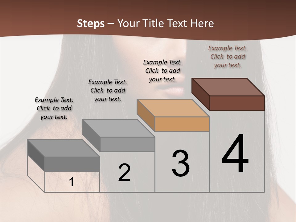 Make Up Hair Eyes PowerPoint Template