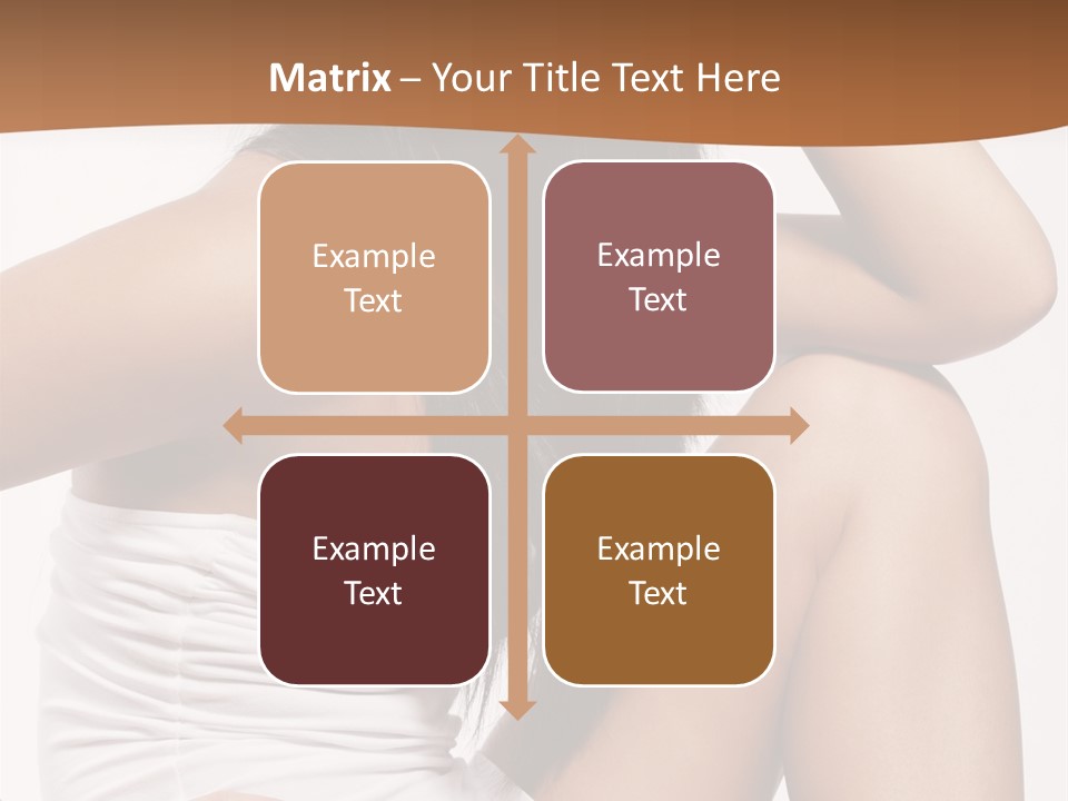 Hair Hairstyle Brunette PowerPoint Template