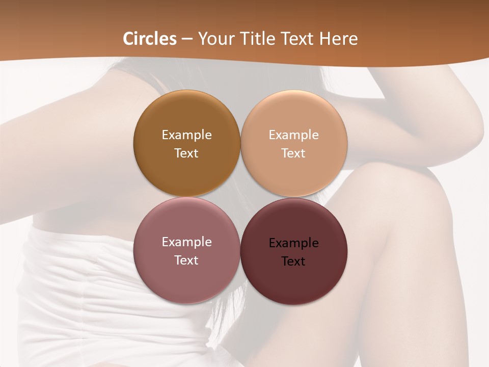 Hair Hairstyle Brunette PowerPoint Template