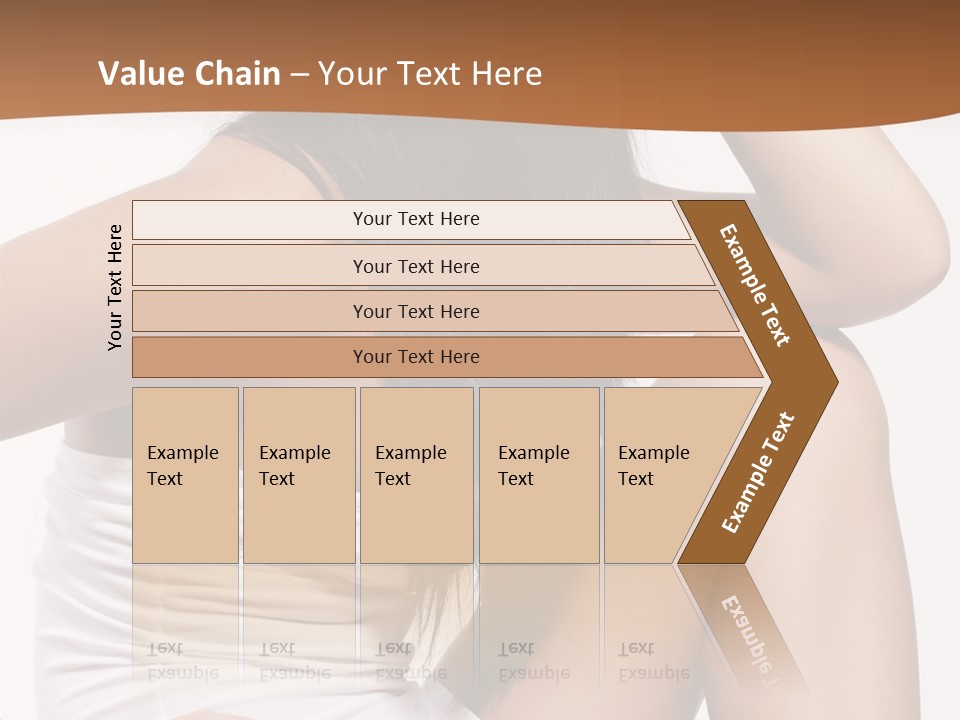 Hair Hairstyle Brunette PowerPoint Template
