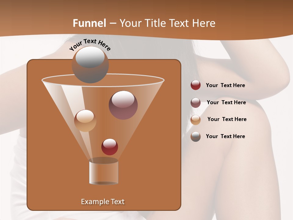 Hair Hairstyle Brunette PowerPoint Template