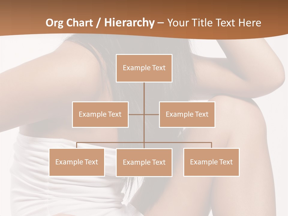 Hair Hairstyle Brunette PowerPoint Template