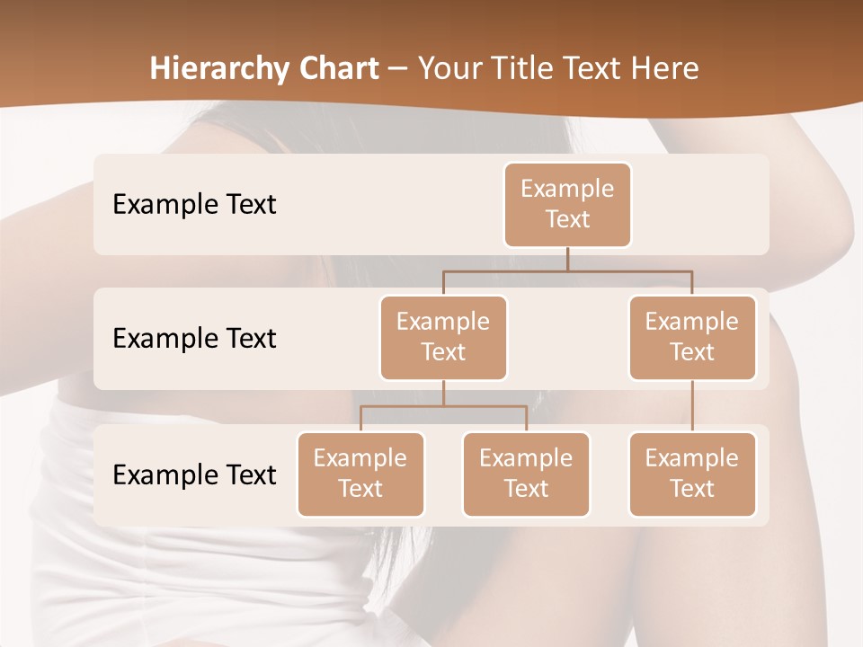 Hair Hairstyle Brunette PowerPoint Template