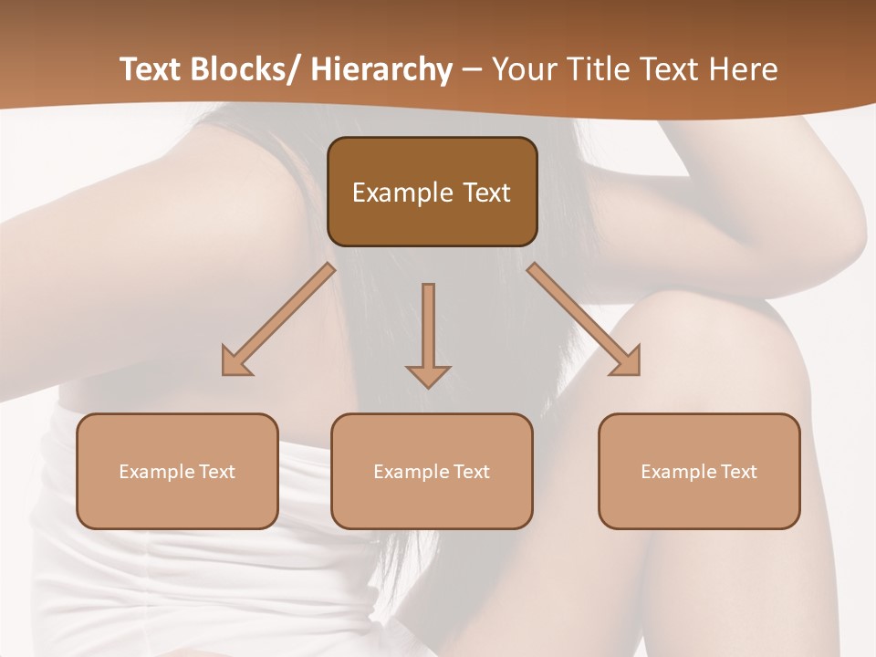 Hair Hairstyle Brunette PowerPoint Template