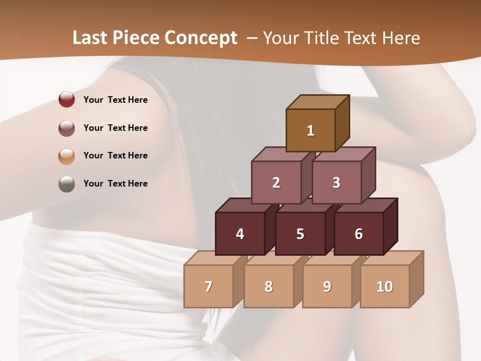 Hair Hairstyle Brunette PowerPoint Template