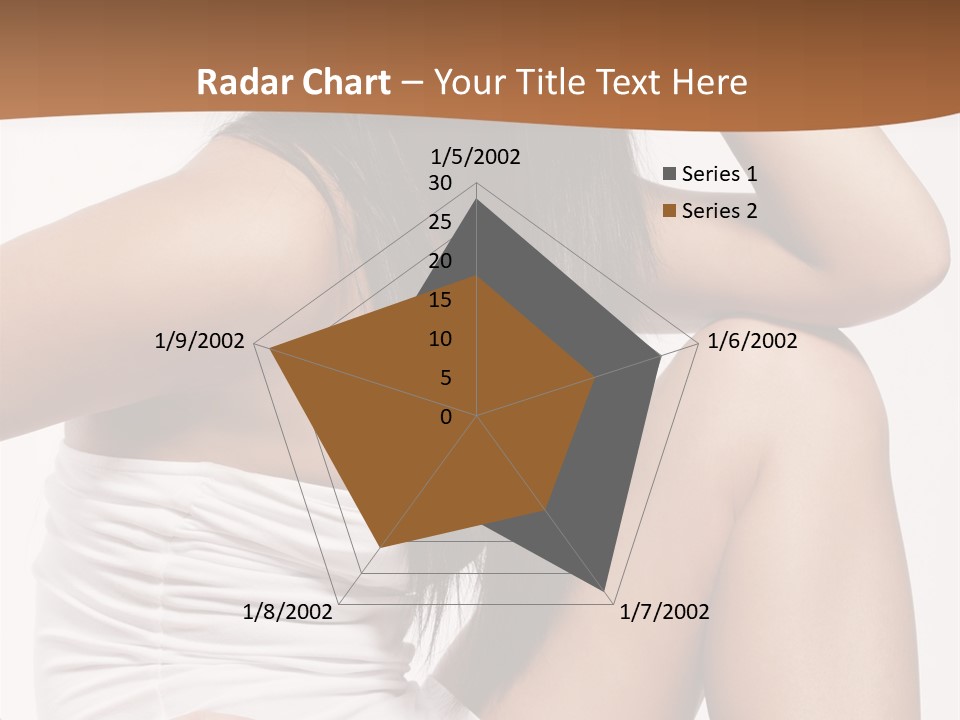 Hair Hairstyle Brunette PowerPoint Template