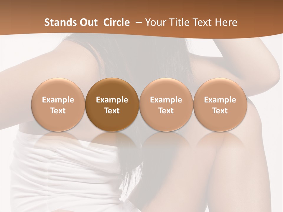 Hair Hairstyle Brunette PowerPoint Template