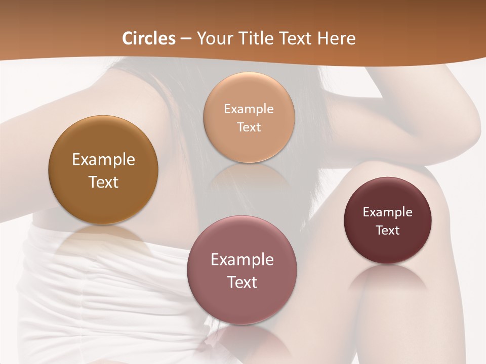 Hair Hairstyle Brunette PowerPoint Template