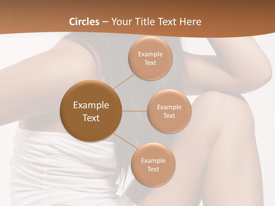 Hair Hairstyle Brunette PowerPoint Template