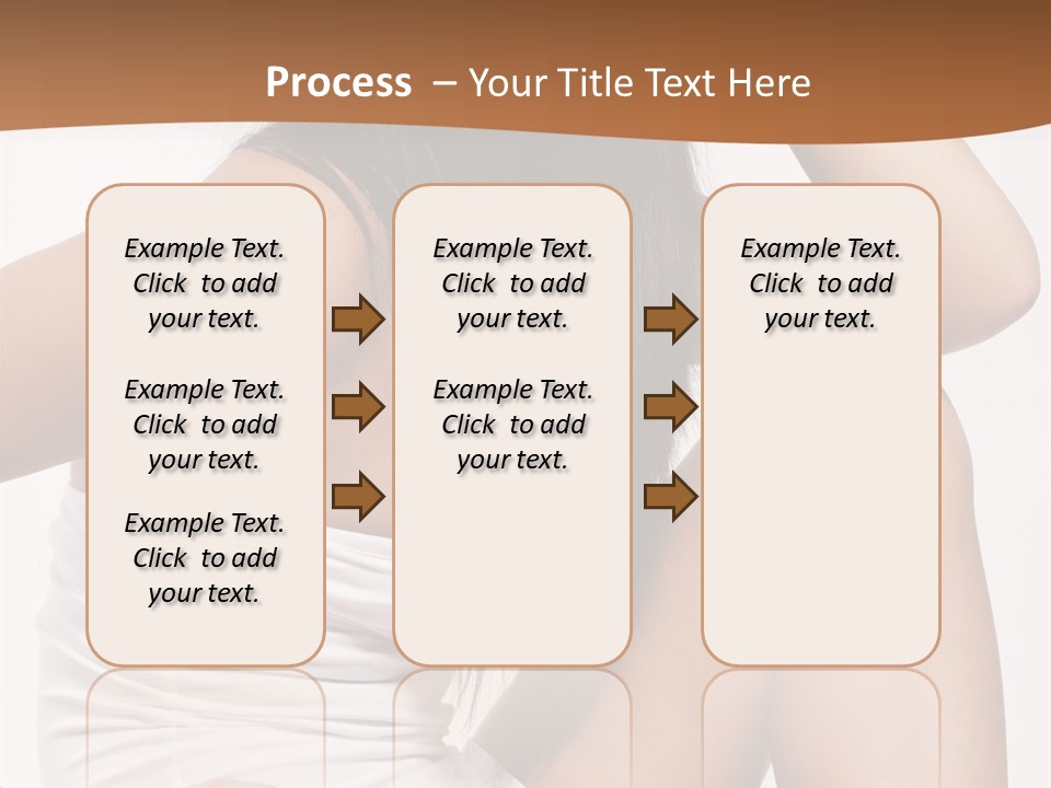 Hair Hairstyle Brunette PowerPoint Template