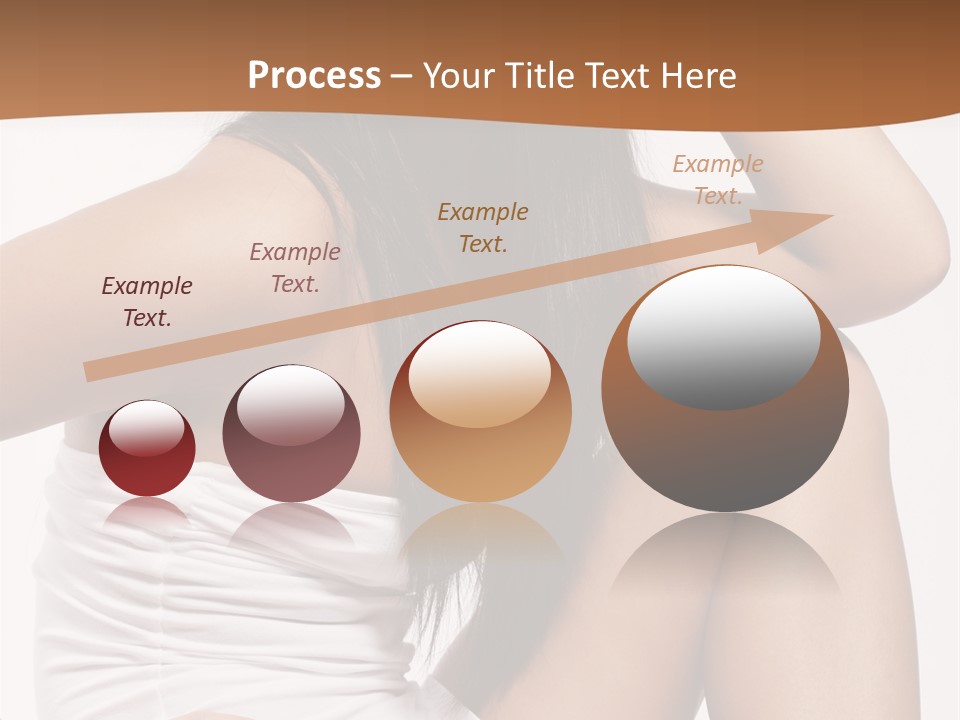 Hair Hairstyle Brunette PowerPoint Template