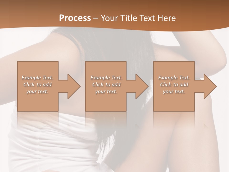 Hair Hairstyle Brunette PowerPoint Template