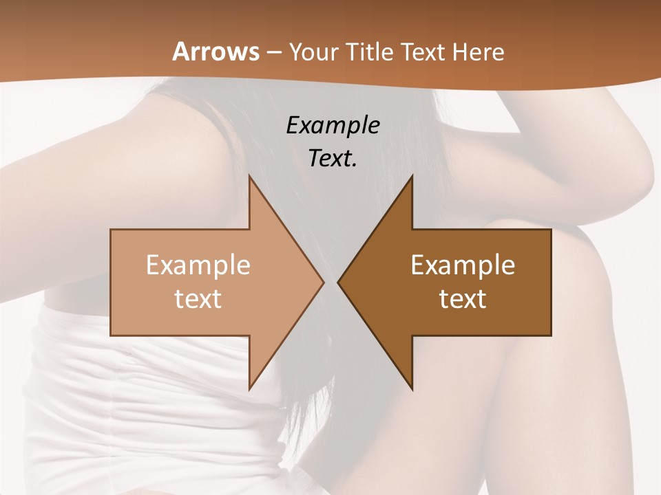 Hair Hairstyle Brunette PowerPoint Template