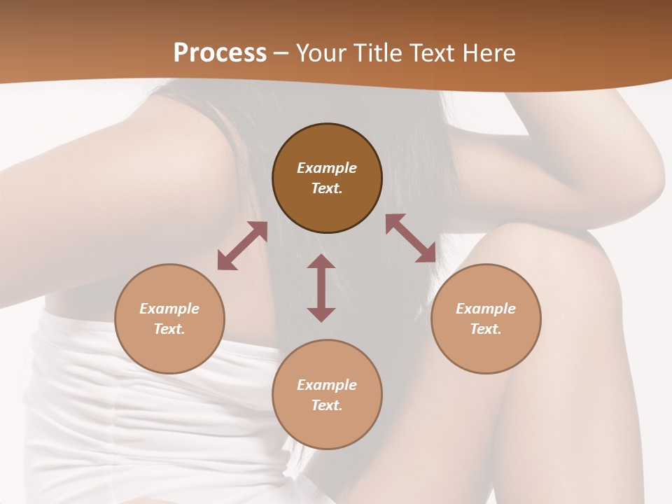 Hair Hairstyle Brunette PowerPoint Template