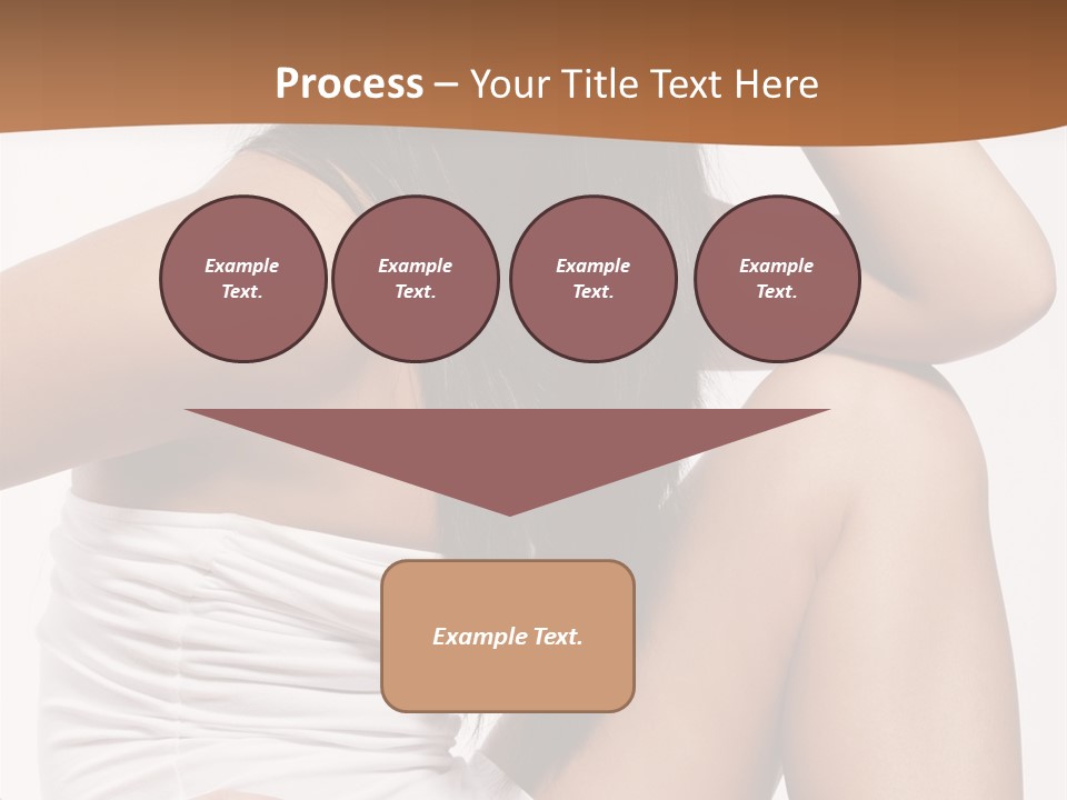 Hair Hairstyle Brunette PowerPoint Template