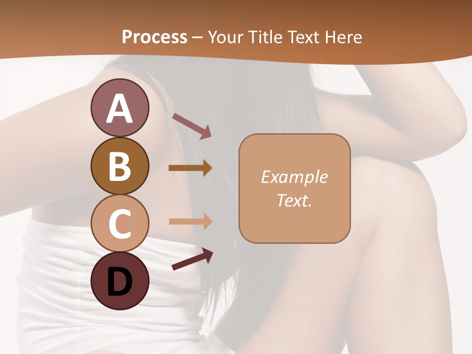 Hair Hairstyle Brunette PowerPoint Template