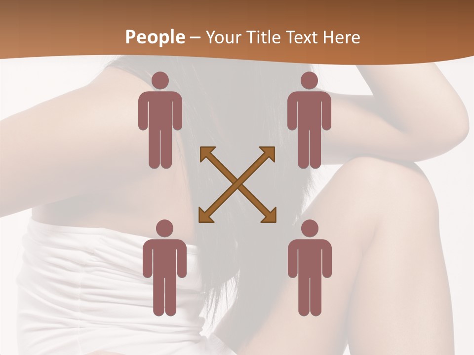 Hair Hairstyle Brunette PowerPoint Template