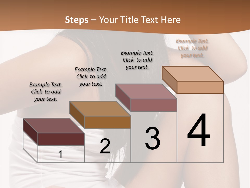 Hair Hairstyle Brunette PowerPoint Template