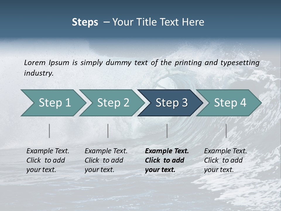 Sea Waves PowerPoint Template