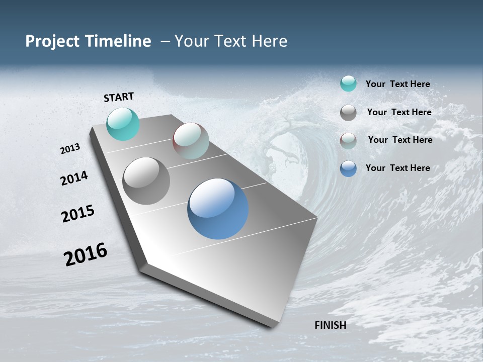 Sea Waves PowerPoint Template