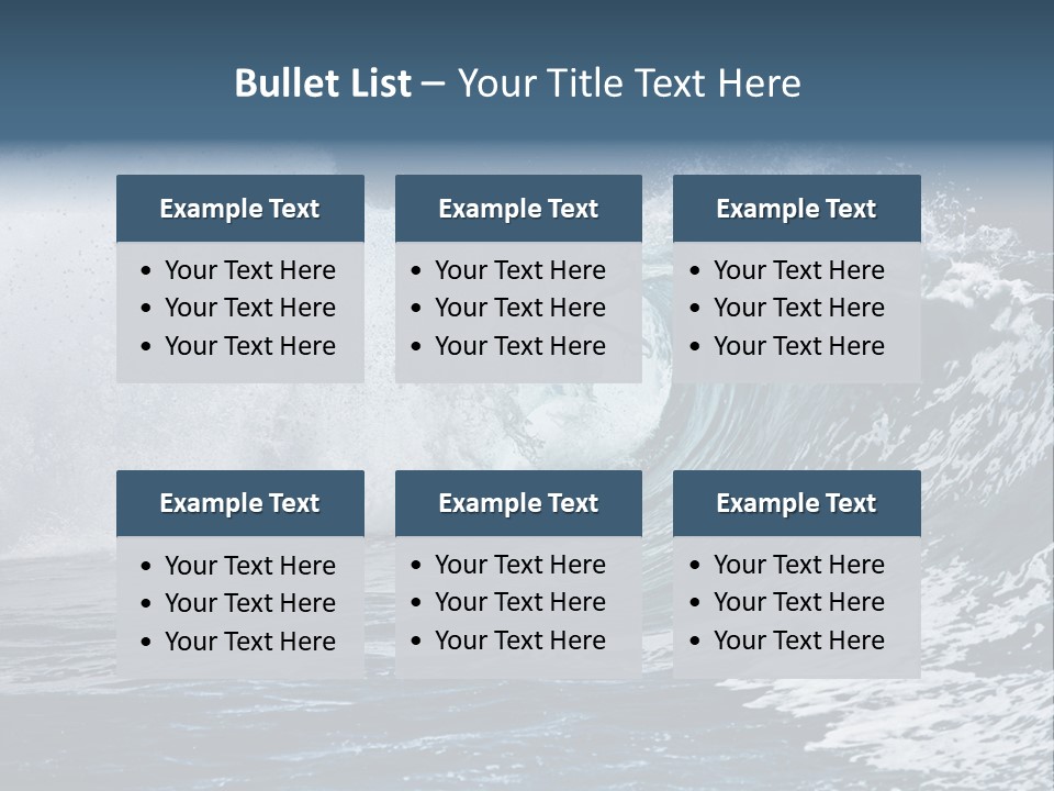 Sea Waves PowerPoint Template