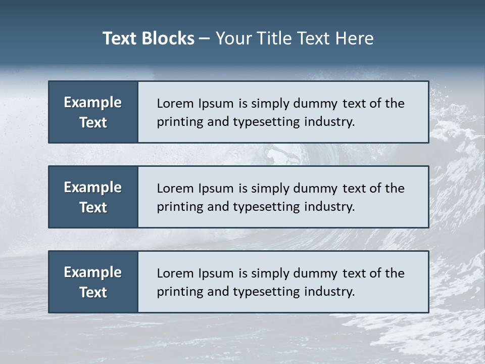 Sea Waves PowerPoint Template