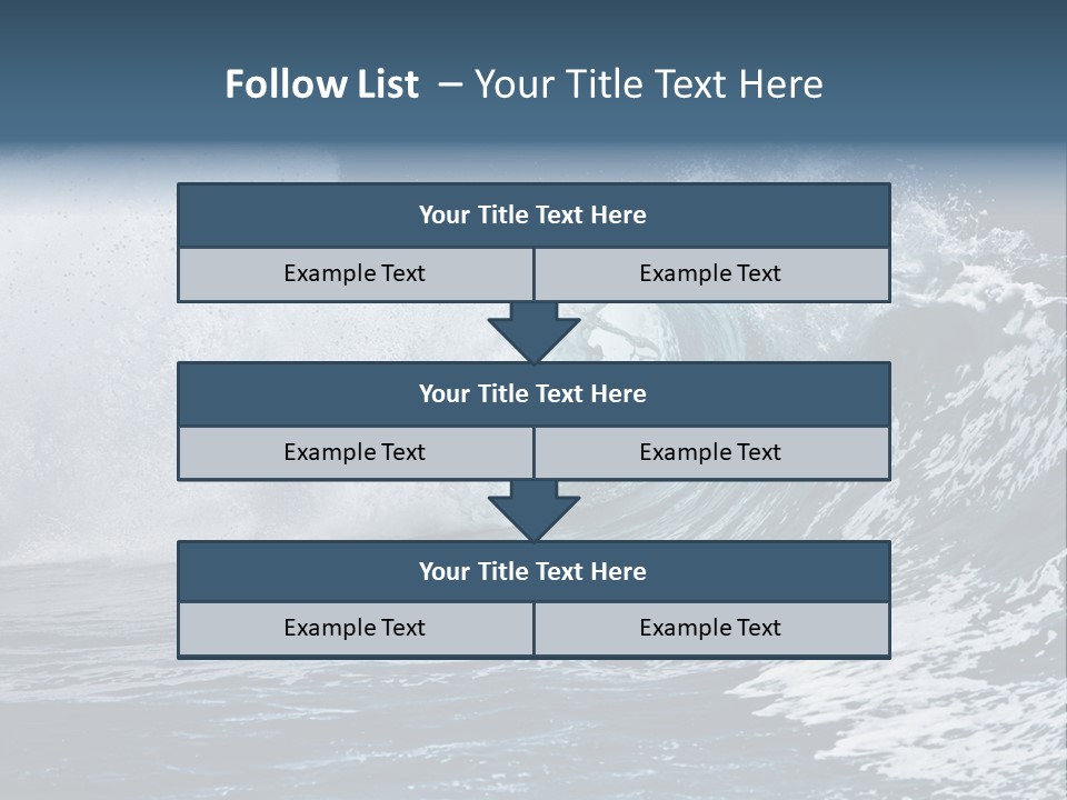 Sea Waves PowerPoint Template