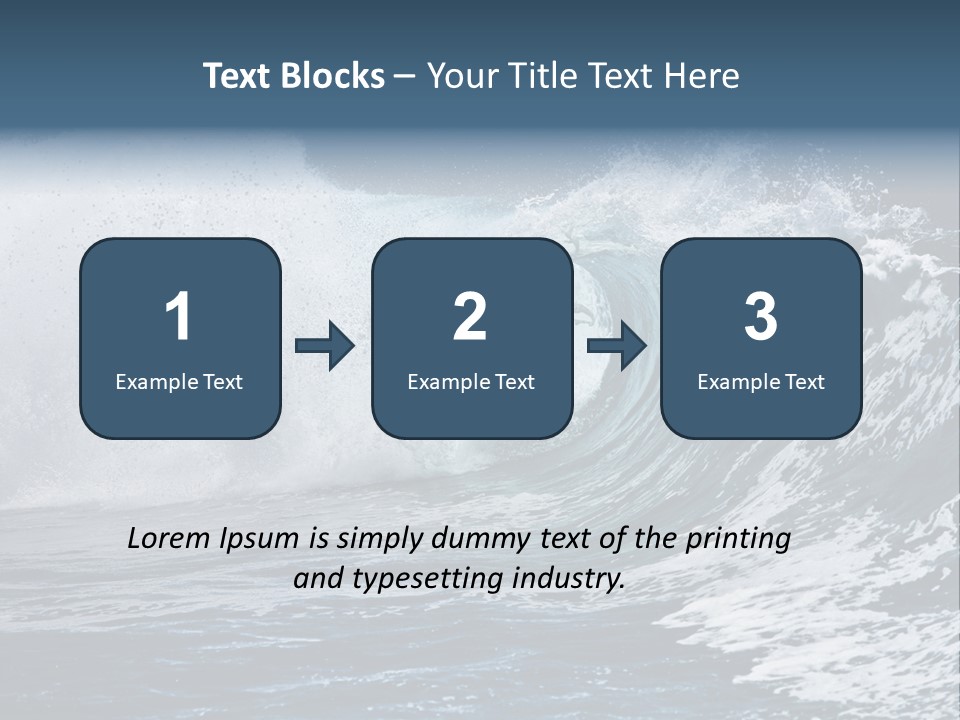 Sea Waves PowerPoint Template