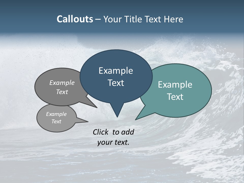 Sea Waves PowerPoint Template