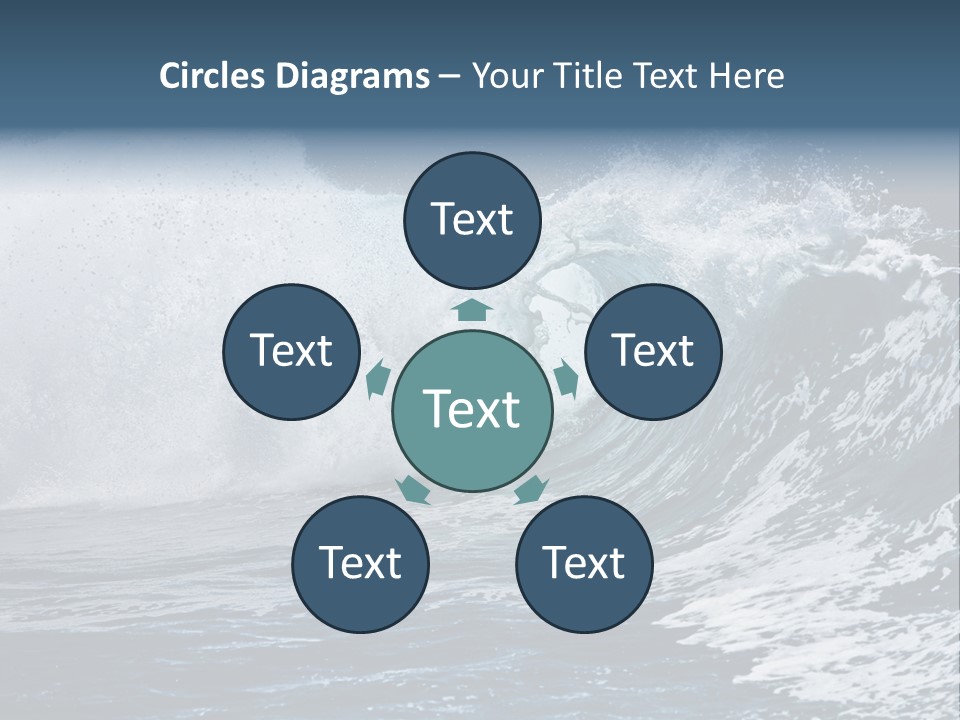 Sea Waves PowerPoint Template