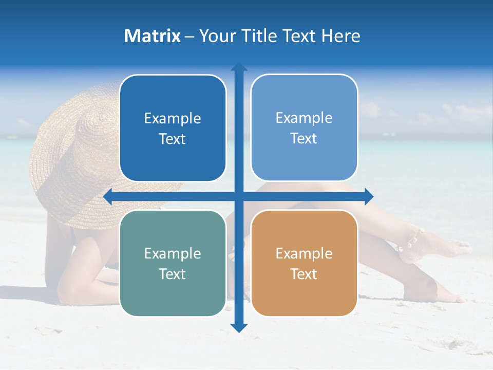 Beach Girl PowerPoint Template