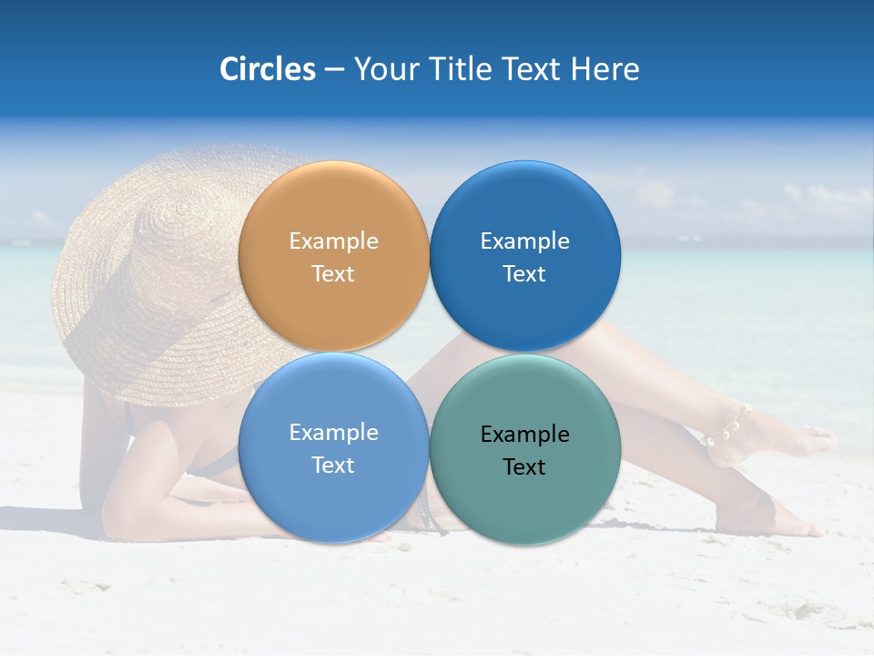 Beach Girl PowerPoint Template