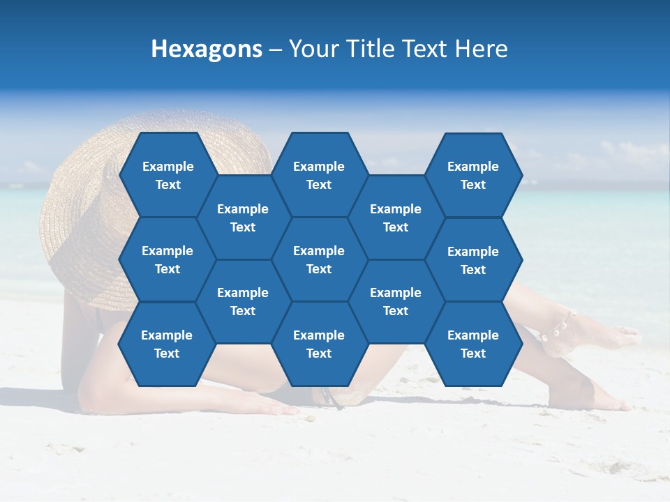 Beach Girl PowerPoint Template