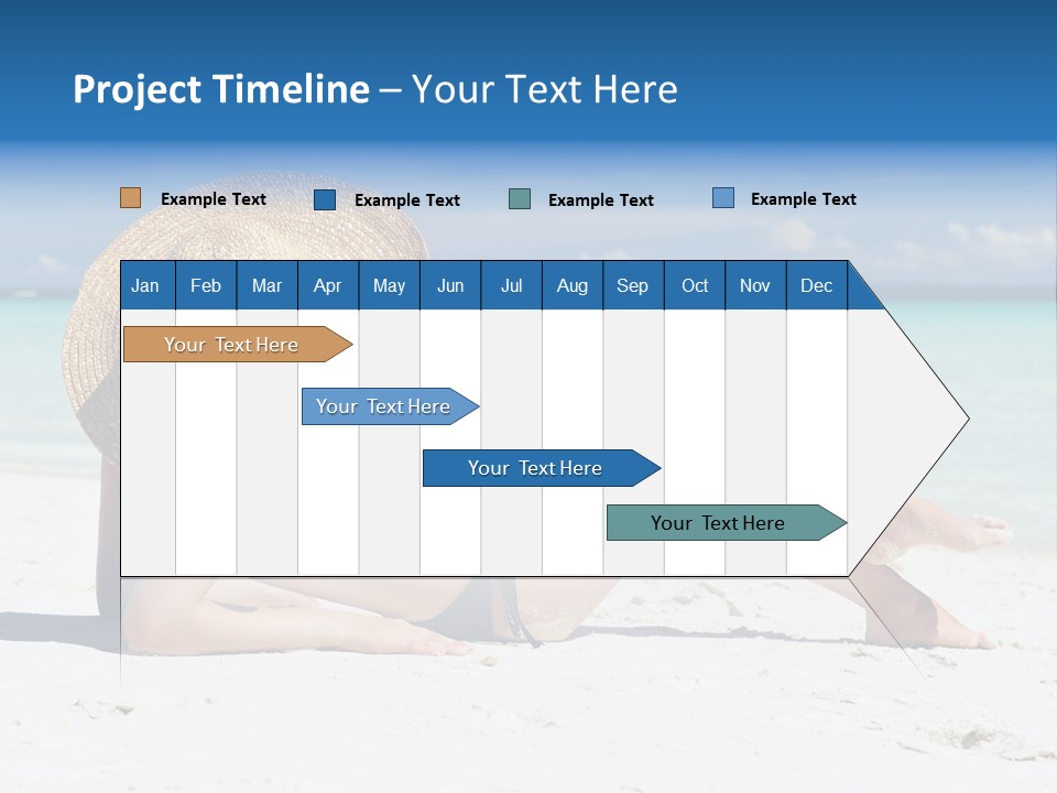 Beach Girl PowerPoint Template