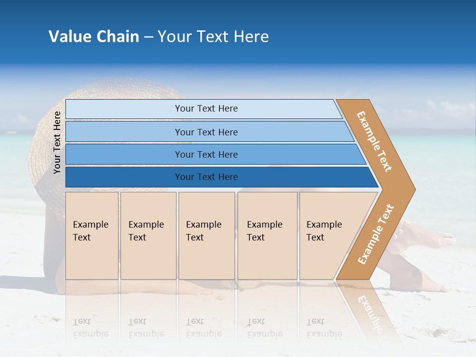 Beach Girl PowerPoint Template