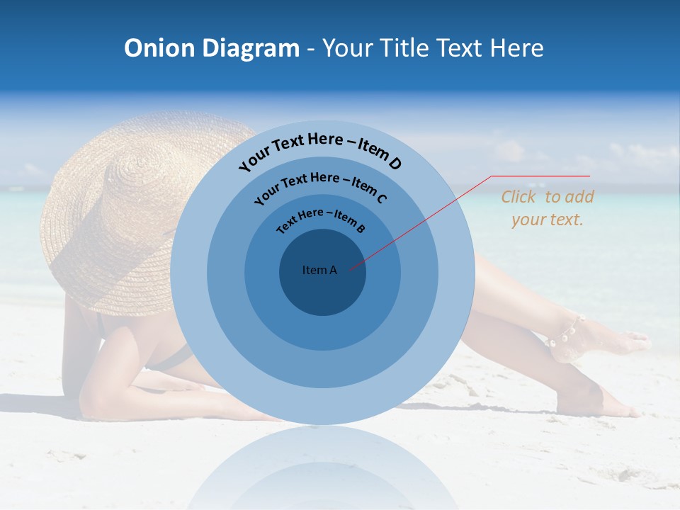 Beach Girl PowerPoint Template