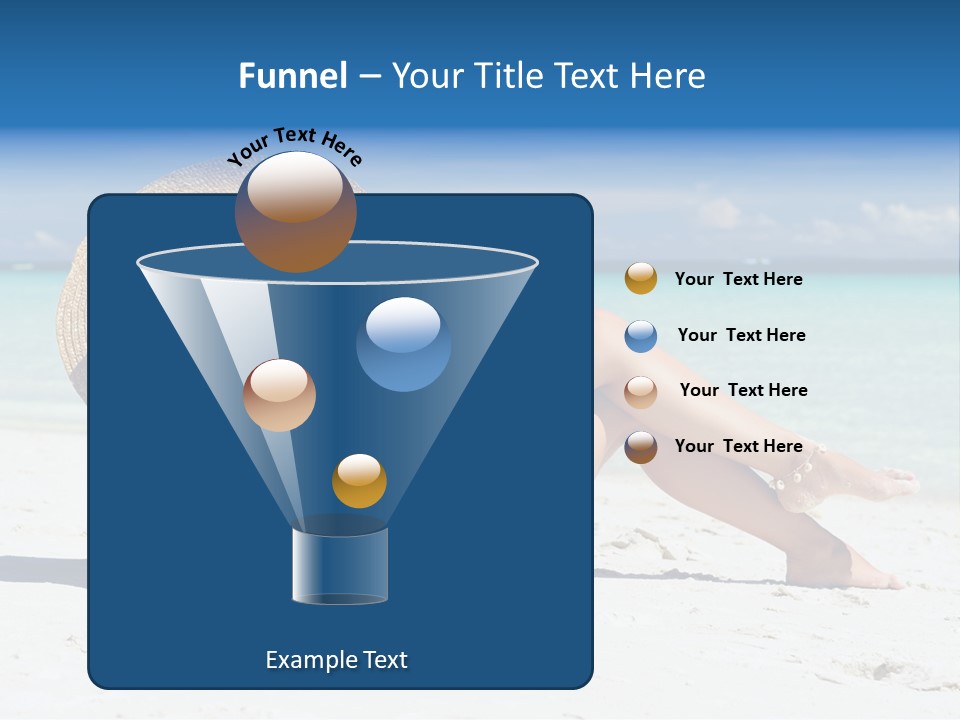 Beach Girl PowerPoint Template