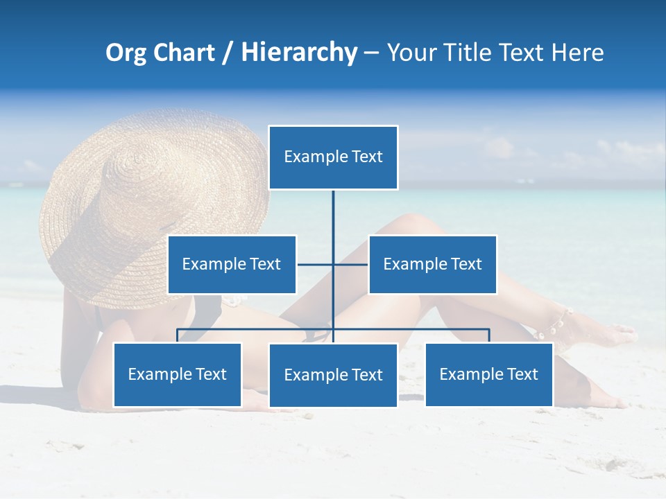 Beach Girl PowerPoint Template